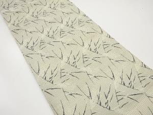 アンティーク　絽芒模様織り出し丸帯（材料）